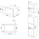_RABAT_ | Kuchenka mikrofalowa SMEG FMI225BI czarny | linia MUSA