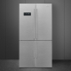 _RABAT_ | Lodówka wolnostojąca SbS SMEG FQ60XDAIE stal INOX-LOOK | NoFrost (pełny) | linia UNIVERSAL