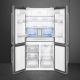 _RABAT_ | Lodówka wolnostojąca SbS SMEG FQ60XDAIE stal INOX-LOOK | NoFrost (pełny) | linia UNIVERSAL