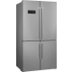 _RABAT_ | Lodówka wolnostojąca SbS SMEG FQ60XDAIE stal INOX-LOOK | NoFrost (pełny) | linia UNIVERSAL
