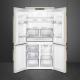 _RABAT_ | Lodówka wolnostojąca SbS SMEG FQ960P6 kremowy | NoFrost (pełny) | linia VICTORIA