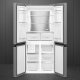 _RABAT_ | wysyłka 24H* | Lodówka wolnostojąca SbS SMEG FQI48XD stal INOX-LOOK | NoFrost | linia UNIVERSAL