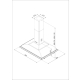 _RABAT_ | Okap wyspowy SMEG KCI19POE kremowy | 90cm | 754 m3/h | linia CORTINA