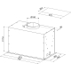 _RABAT_ | wysyłka 24H* | Okap do zabudowy SMEG KICGR70X2 stal nierdzewna | 70cm | 720 m3/h | linia UNIVERSAL