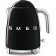 _RABAT_ | wysyłka 24H* | Czajnik SMEG KLF03BLEU czarny połysk | pojemność 1,7 l | linia 50's STYLE
