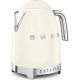 _RABAT_ | Czajnik z regulacją temperatury SMEG KLF04CREU kremowy | pojemność 1,7 l | linia 50's STYLE