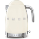 _RABAT_ | Czajnik z regulacją temperatury SMEG KLF04CREU kremowy | pojemność 1,7 l | linia 50's STYLE