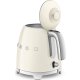 _RABAT_ | wysyłka 24H* | Czajnik SMEG MINI KLF05CREU kremowy | pojemność 0,8 l | linia 50's STYLE