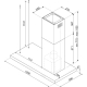 _RABAT_ | Okap wyspowy SMEG KLTI12L4MB czarny mat | 120cm | 820 m3/h | linia UNIVERSAL