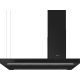 _RABAT_ | Okap wyspowy SMEG KLTI12L4MB czarny mat | 120cm | 820 m3/h | linia UNIVERSAL