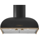 _RABAT_ | Okap przyścienny SMEG KS59AOE2 antracyt (pokrętła z mosiądzu) | 60cm | 754 m3/h | linia COLONIALE