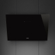 Okap przyścienny SMEG KV394N czarne szkło | 90cm | 729 m3/h | linia UNIVERSAL