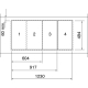 _RABAT_ | Listwa łącząca SMEG LGPGF-1 stal nierdzewna do płyt PGF | linia UNIVERSAL