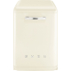 _RABAT_ | Zmywarka wolnostojąca SMEG LVFABCR3 kremowy + uchwyt chrom | 60cm | linia 50's STYLE