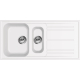 _RABAT_ | Zlew SMEG LZ102B WHITE (biały) | linia RIGAE
