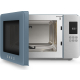 _RABAT_ | Kuchenka mikrofalowa wolnostojąca SMEG MOC01SBMEU storm blue mat | funkcja grilla | linia COLLEZIONE