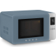 _RABAT_ | Kuchenka mikrofalowa wolnostojąca SMEG MOC01SBMEU storm blue mat | funkcja grilla | linia COLLEZIONE