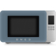 _RABAT_ | Kuchenka mikrofalowa wolnostojąca SMEG MOC01SBMEU storm blue mat | funkcja grilla | linia COLLEZIONE