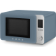 _RABAT_ | wysyłka 24H* | Kuchenka mikrofalowa wolnostojąca SMEG MOC02SBMEU storm blue mat | Air Fry, funkcja grilla | linia COLLEZIONE