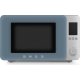 _RABAT_ | wysyłka 24H* | Kuchenka mikrofalowa wolnostojąca SMEG MOC02SBMEU storm blue mat | Air Fry, funkcja grilla | linia COLLEZIONE