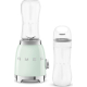_RABAT_ | wysyłka 24H* | Blender sportowy SMEG PBF01PGEU pastelowa zieleń | 2 butelki BOTTLE-TO-GO 600 ml | linia 50's STYLE