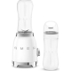_RABAT_ | wysyłka 24H* | Blender sportowy SMEG PBF01WHEU biały połysk | 2 butelki BOTTLE-TO-GO 600 ml | linia 50's STYLE