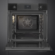_RABAT_ | wysyłka 24H* | Piekarnik SMEG SF6100VB3 czarny | emalia Ever Clean | linia LINEA