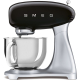 _RABAT_ | wysyłka 24H* | Robot planetarny SMEG SMF04BLEU czarny połysk | 800W | linia 50's STYLE