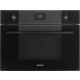 _RABAT_ | Piekarnik z funkcją mikrofali SMEG SO4101M1B3 czarny | czyszczenie parowe | linia LINEA