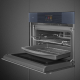 _RABAT_ | Piekarnik z funkcją mikrofali i pary SMEG SO4104APG neptune grey | czyszczenie parowe | linia LINEA
