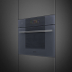 _RABAT_ | Piekarnik z funkcją mikrofali i pary SMEG SO4106WAPG neptune grey | czyszczenie parowe | linia LINEA