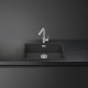 _RABAT_ | Zlew SMEG VZP76N BLACK (czarny mat) | linia QUADRA