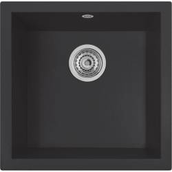 __WYSYŁKA 24H*__ | Zlew ŚMIGIELSKI ROMA 46 czarny metal (44) (ROMA4644)