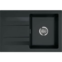 Zlew SystemCeram GENEA 75 NIGRA 87 (czarny mat) (50900187)