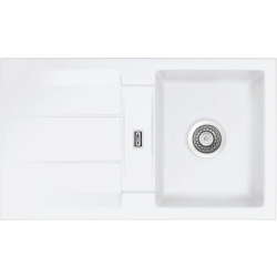 Zlew SystemCeram GENEA 87 POLAR 13 (biały mat) (50910113)