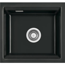 Zlew SystemCeram KARA 42-U NERO 68 (czarny połysk) (53030168)