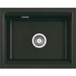 Zlew SystemCeram KARA 51-F/O NIGRA 87 (czarny mat) (51030187)