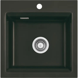 Zlew SystemCeram KARA 51 NIGRA 87 (czarny mat) (50030187)
