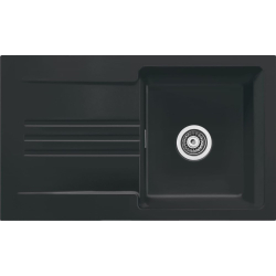 Zlew SystemCeram KARA 85 NIGRA 87 (czarny mat) (50000187)