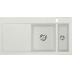 Zlew SystemCeram MERA 100 | komora PRAWA | ALU 76 (50760176)