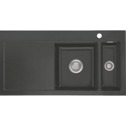 Zlew SystemCeram MERA 100 | komora PRAWA | SCHIEFER 85 (50760185)