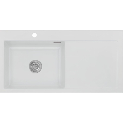 Zlew SystemCeram MERA 100SL | komora LEWA | SATIN 20 (50650120)
