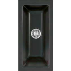 Zlew SystemCeram MERA 24-F/O NERO 68 (czarny połysk) (51460168)
