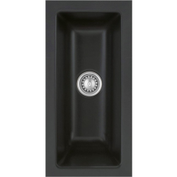 Zlew SystemCeram MERA 24-F/O NIGRA 87 (czarny mat) (51460187)