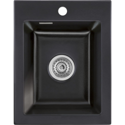 Zlew SystemCeram MERA 39 NERO 68 (czarny połysk) (50610168)