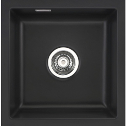 Zlew SystemCeram MERA 46-F/O NIGRA 87 (czarny mat) (51560187)