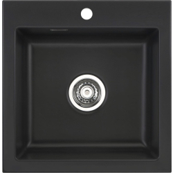 Zlew SystemCeram MERA 51 NIGRA 87 (czarny mat) (50010187)