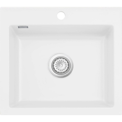 __WYSYŁKA 24H*__ | Zlew SystemCeram MERA 57 POLAR 13 (biały mat) (50570113)