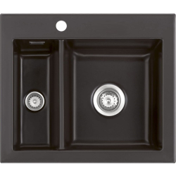 Zlew SystemCeram MERA 60 NIGRA 87 (czarny mat) (50980187)
