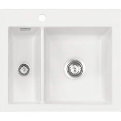Zlew SystemCeram MERA 60 POLAR 13 (biały mat) (50980113)